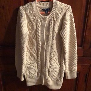 GAP Kids cable knit cardigan